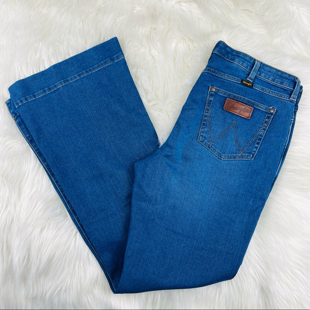 NWOT Wrangler Women's Retro High Rise Trouser Boot Flare Stretch Sz 31x36 - Picture 4 of 15